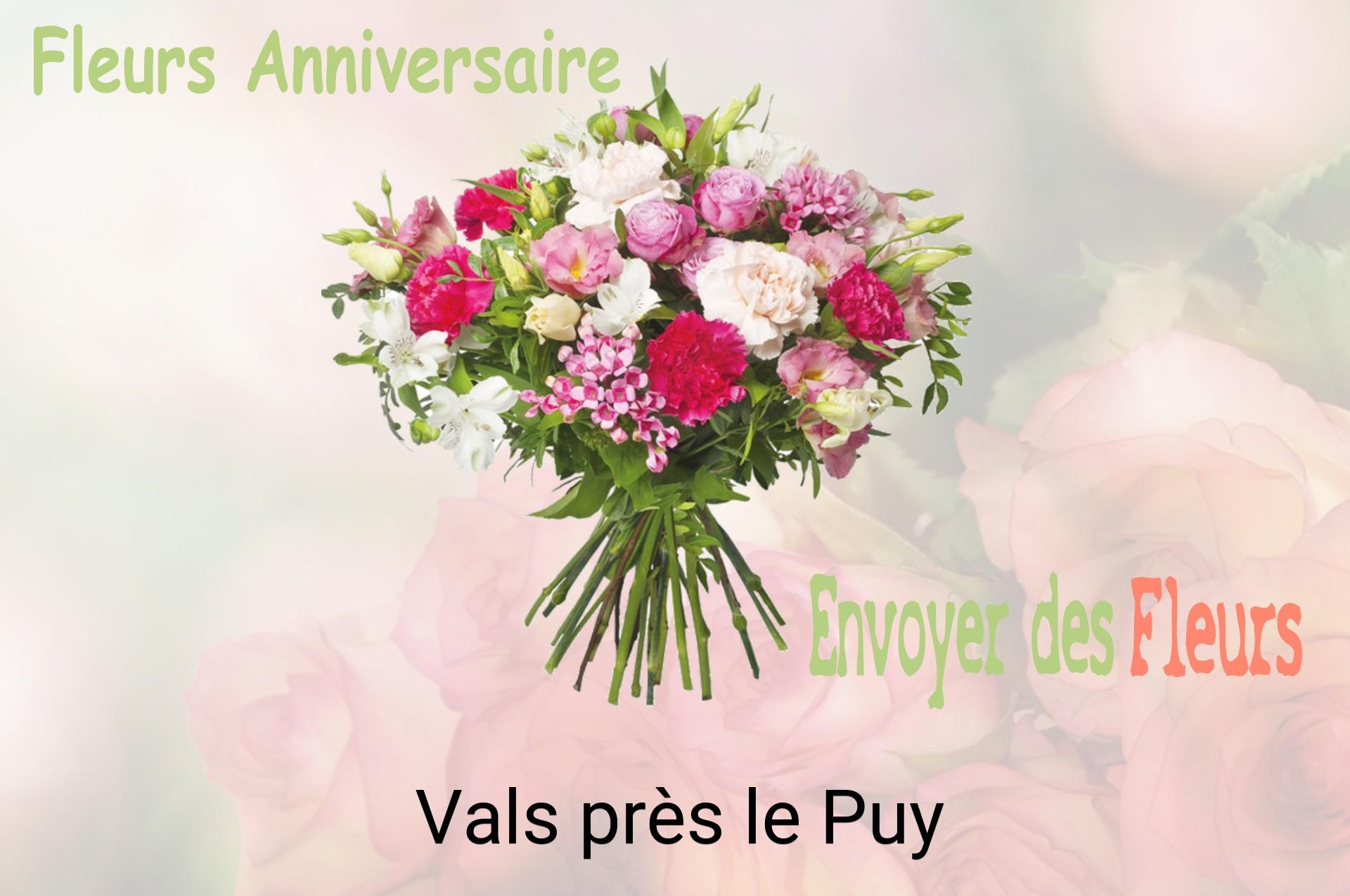 Bouquet de fleurs d’anniversaire livré à Vals-près-le-Puy