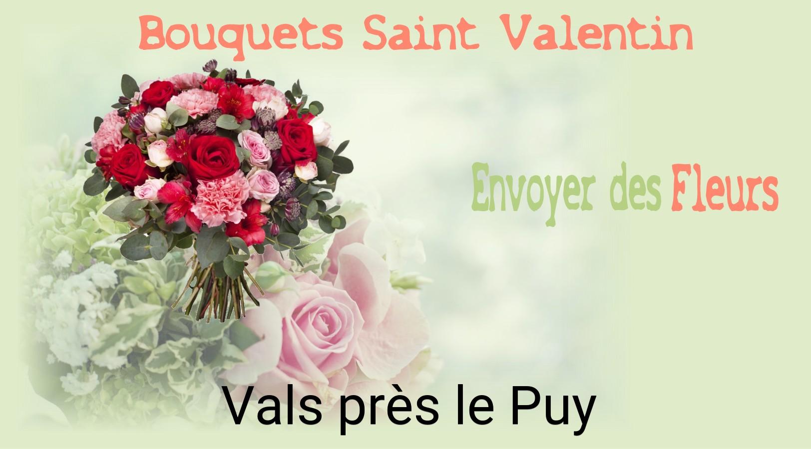 Roses de Saint-Valentin livrées à Vals-près-le-Puy